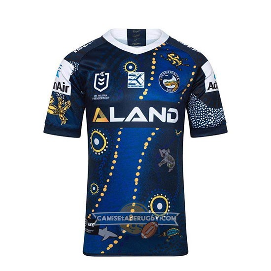 Camiseta Parramatta Eels Rugby 2019-2020 Conmemorative